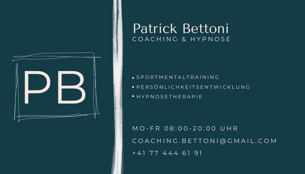 Patrick Bettoni - Coaching & Hypnose